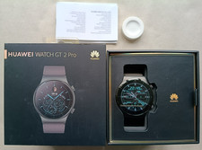 Huawei Watch GT 2 Pro 46mm Smart Watch Nebula Grey with Gray Brown Leather Strap