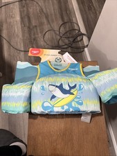 Speedo Splash Jammer Blue/Yellow Shark: Polyethylene Life Vest, Child 33-55 lbs