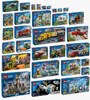 Lego® City *Scegli* Polizia Vigili Del Fuoco Auto Giocattolo Casa Barca Set Cantiere