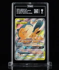 Snorlax and Eevee SM169 Promo tag team GX  -  TAG GRADING 9
