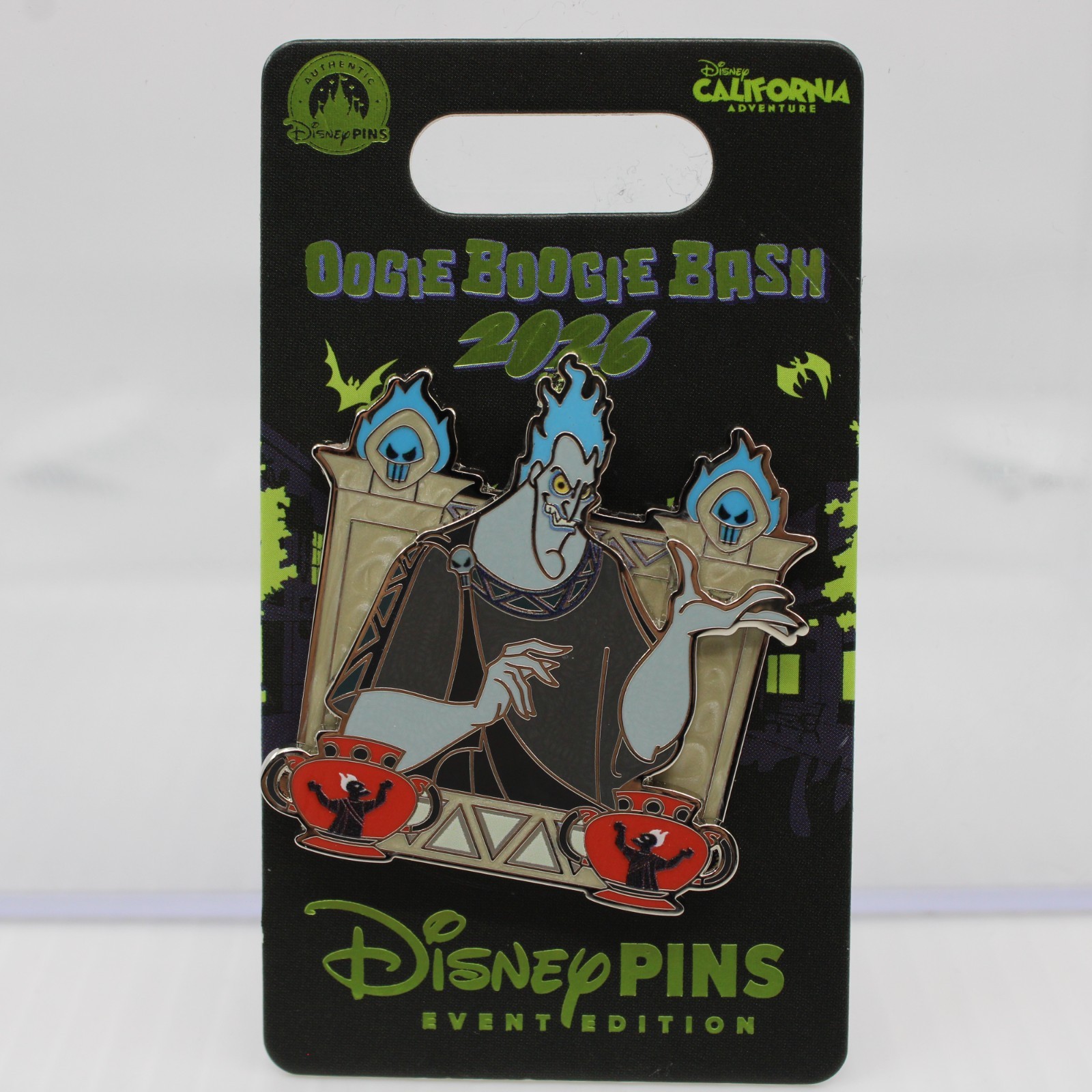 BA Disney Parks DCA Event Pin Oogie Boogie Bash 2026 Hercules Hades