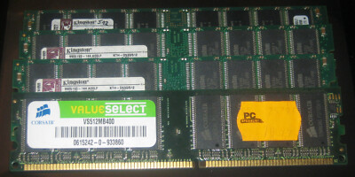 512MB DDR1 RAM Markenspeicher 266/333/400MHz PC3200 PC2700 PC2100U DIMM 184-pol