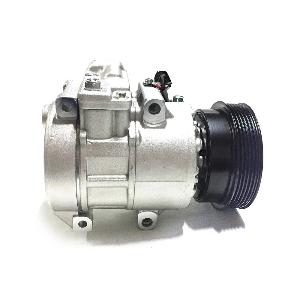 Compresor de aire acondicionado con embrague de CA apto para motor Kia Rondo 2007-2008 de 2,7 L 60-02283NA Foto 3 de 4