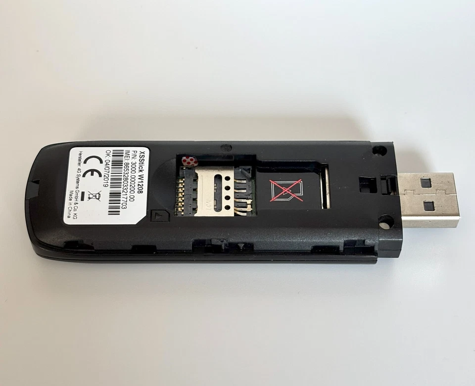 4G Systems XS Stick W1208 mit Antenne - 1&1 Edition-LTE Surfstick -ohne Deckel