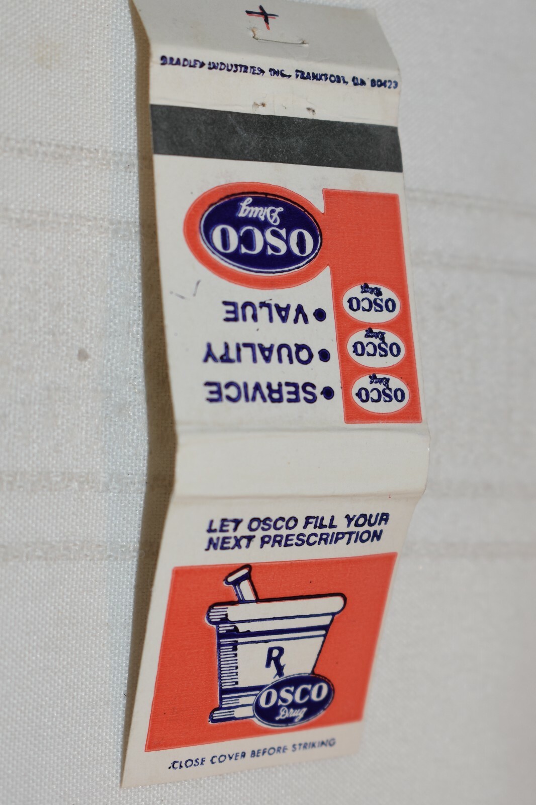Osco Drug Advertising 20 Strike Matchbook Cover | eBay