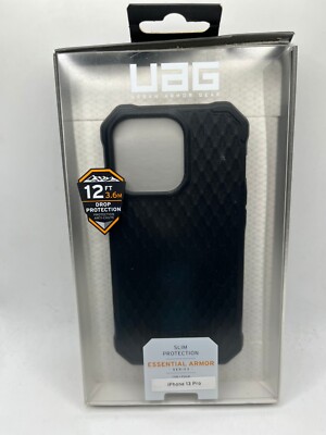 Urban Armor Gear UAG Essential Armor Case for iPhone 13 Pro (6.1'') Only - Black