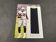 2017 PANINI CERTIFIED FOOTBALL KHALIL MACK FABRIC OF THE GAME 24/99