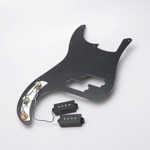 Golpeador de guitarra precableado cargado para bajo Fender Precison P parte negro - Imagen 5 de 8