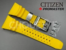 Citizen Promaster Dive Ecozilla BJ8058-06L/B873-A114701 Yellow Rubber Strap Band