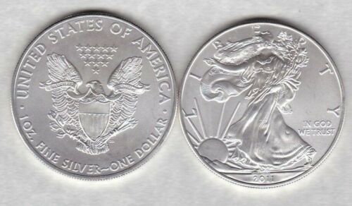 USA 2011 ONE OUNCE SILVER EAGLE DOLLAR COIN IN NEAR MINT CONDITION. - Picture 1 of 1