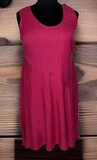 Jessica London Women's Summer Spring Wedding Dress Size 16 W Pink Linen Blend