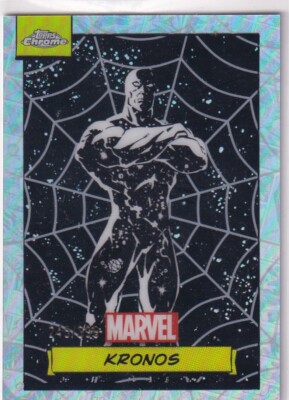 Topps Marvel Chrome 2024 Card No. 146 Kronos Spider-Web Refractor 245/399