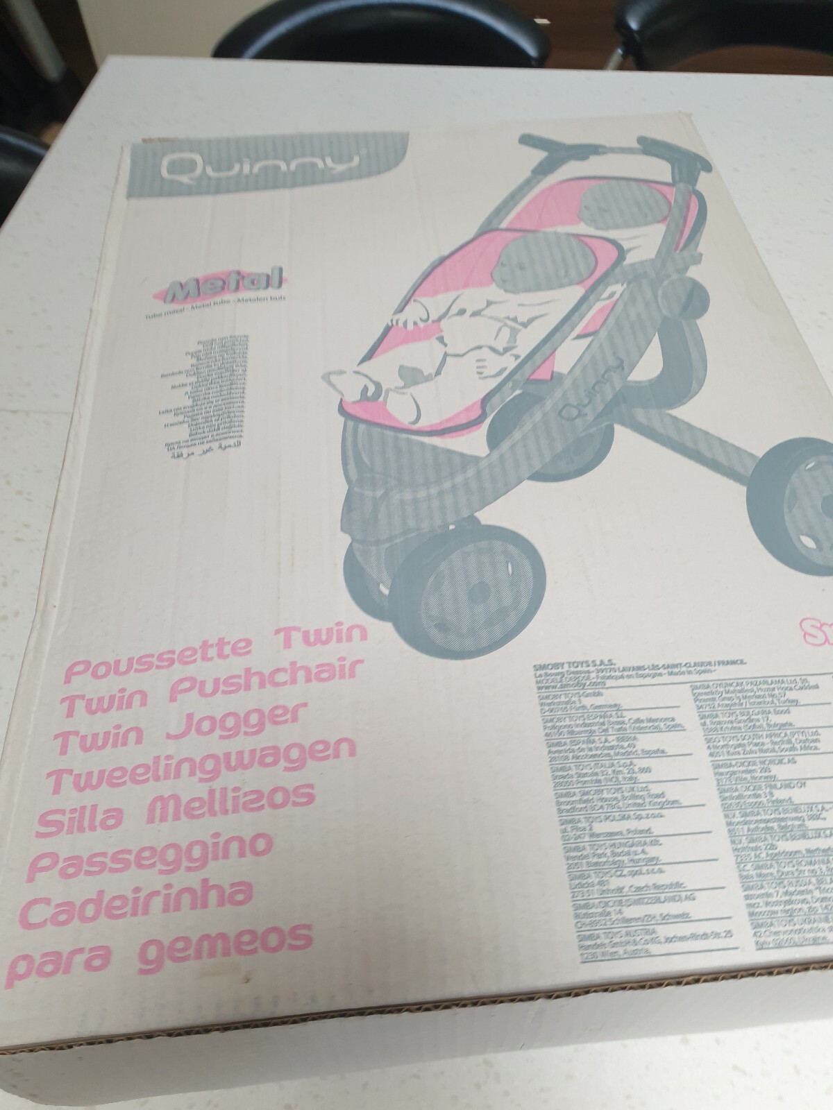 smoby maxi cosi twin dolls pram