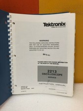 Tektronix 070-3827-00 2213 Oscilloscope Service Manual