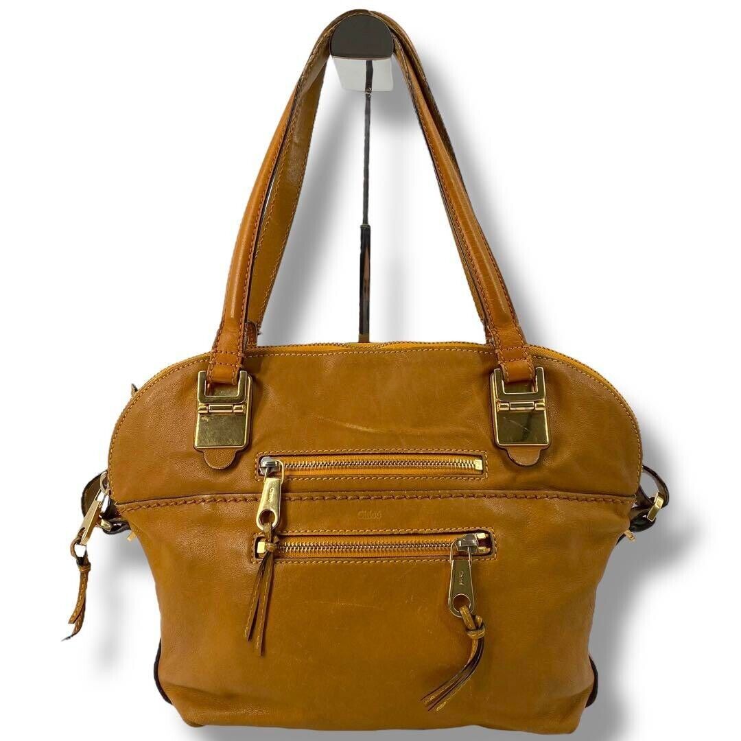 CHLOE Archive Angie 2-way Hand Bag Shoulder Bag Leather CHLOE Archive Angie 2-way Hand Bag Shoulder Bag Leather
