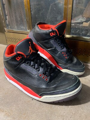 jordan 3 black red purple