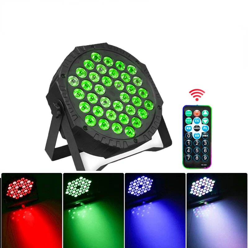 4Шт DJ диско вечеринки сценический свет 36 LED RGB DMX луч света KTV шоу PAR освещения - Изображение 4 из 4