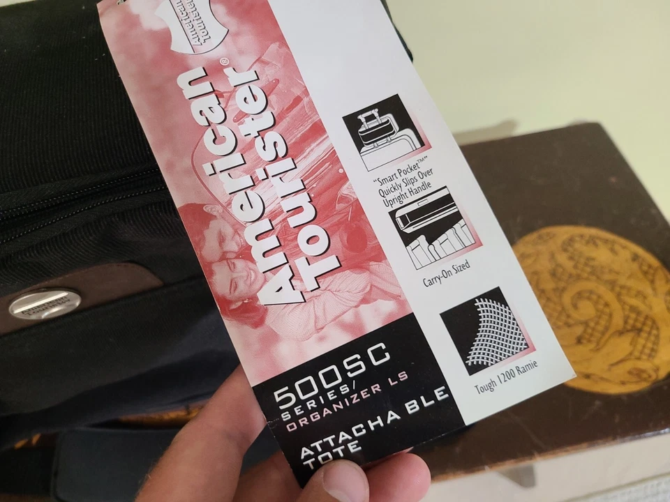 American Tourister Organizer LS Carry On Strap Name Tag 500SC Attachable Tote - Image 2 of 4