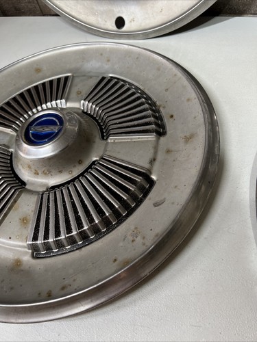 Set (4) 65 Ford Galaxie 500 500 XL 15" Hubcaps Wheel Covers #C5AZ-1130-C 1965 - Foto 11 di 17