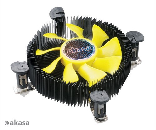 Akasa AK-CC7118HP01 K25 CPU Cooler for Mini ITX and Micro ATX Chassis  - Afbeelding 1 van 1