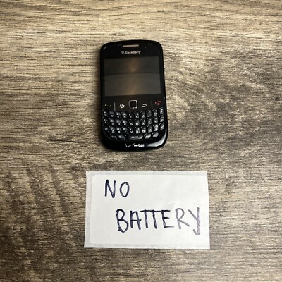 BlackBerry Curve 8530 - Black verizon  NO BATTERY 
