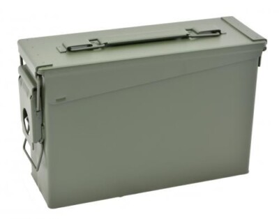 DK Munitionskiste Munikiste Ammo Box Transportkiste Cal.30 Metall Oliv M19A1 A.B