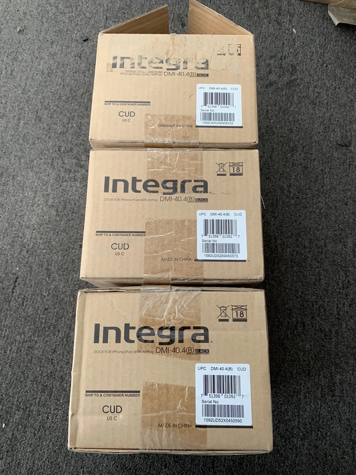 1 Integra DMI-40.4(B) - Apple iPod/iPhoe/iPad Dock - AirPlay BRAND NEW FREE SHIP - Image 2 of 4