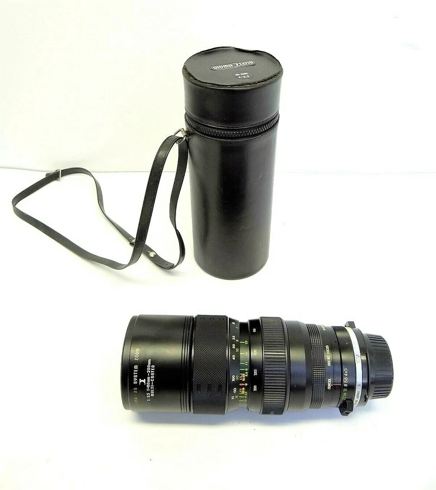 Lente de cámara Sigma-XQ System Zoom 1:3,5 f-80 mm ~ 200 mm multicapa 75061969 Japón Foto 2 de 4