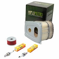 Wartungspaket FüR Suzuki Dr 800 S Big 800 -1999 Luftfilter+ÖLfilter+ZüNdkerzen