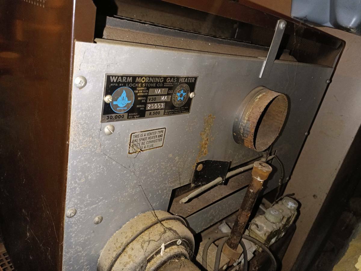 2 Vintage Antique Gas Heaters Duo Therm u0026amp; Warm Morning | eBay