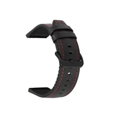 Leather Strap for Samsung Galaxy Watch 3 Gear S3 Active 2 Amazfit TPU Watch Band