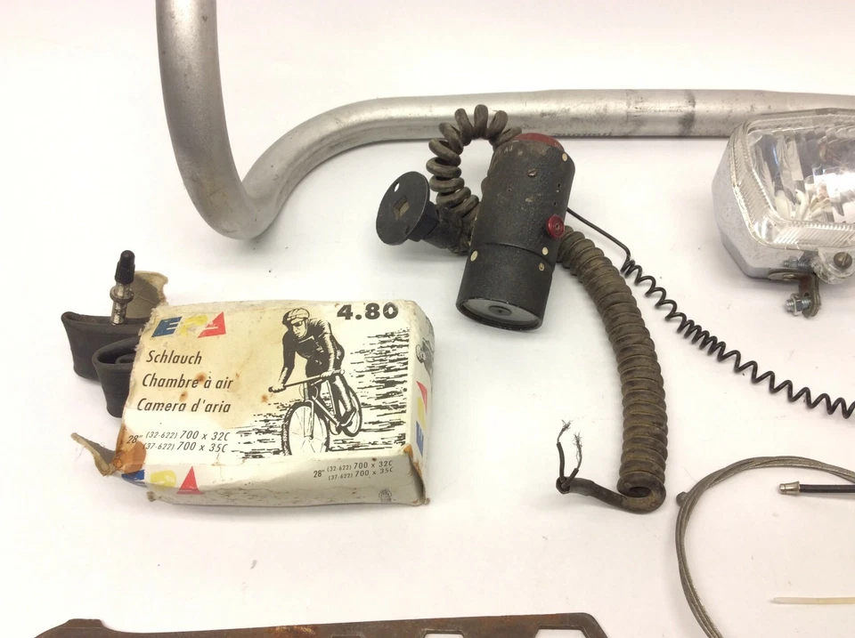 Lote Mixto De Colección Piezas Bicicleta Titec 7075 Manillar Sedis Cadena Faros Foto 4 de 4