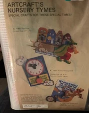 Nursery Tymes Quickpoint Needlepoint Kit ArtCraft Concepts Hickory Dickory Dock