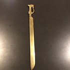 Vintage 7” Long Brass Letter Opener With Decorative Handle — photo 3
