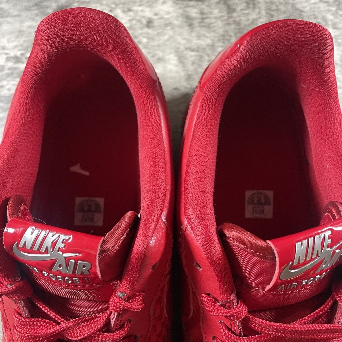 Awesome Nike Air Force 1 Low 07 LV8 Woven Gym Red Men