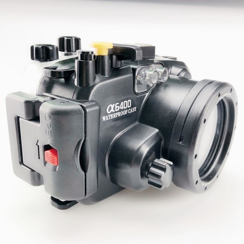 Meikon 40m Underwater Waterproof Camera Housing Case for Sony a6400 16-50mm Lens - Photo 7 sur 9