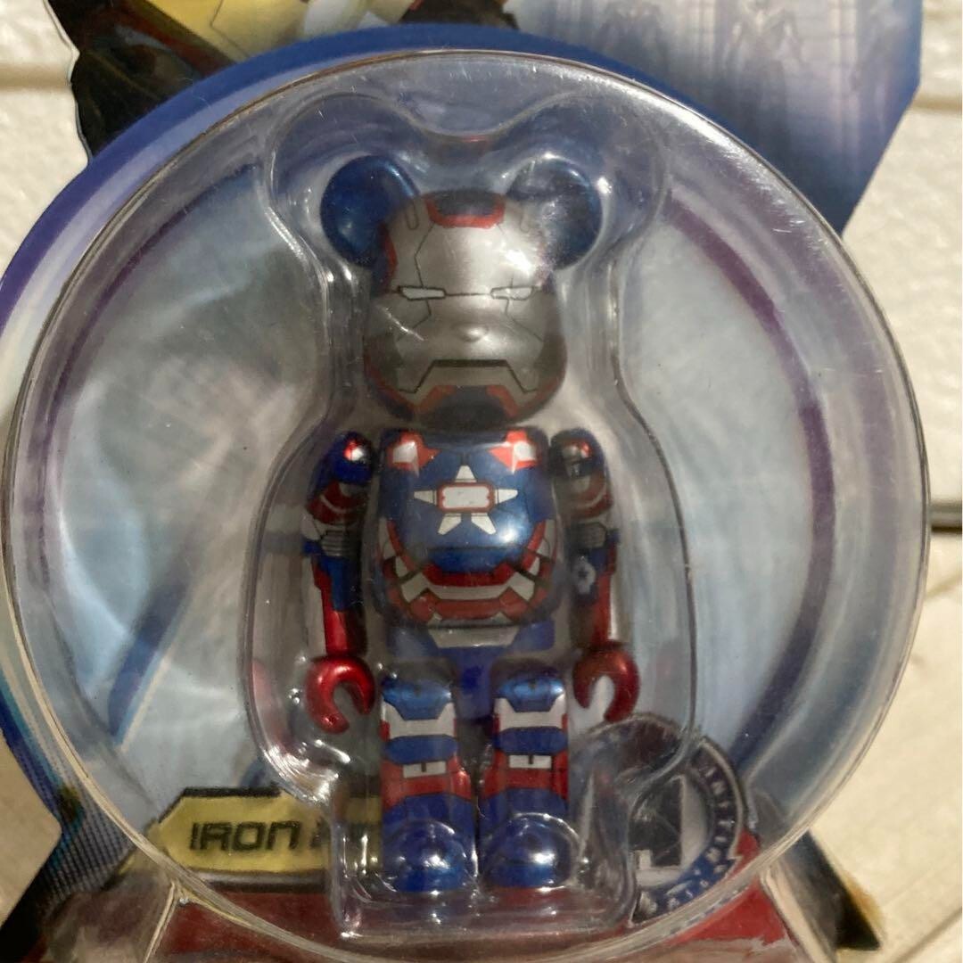 BE@RBRICK 100% IRON MAN PATRIOT MEDICOM TOY Bearbrick from