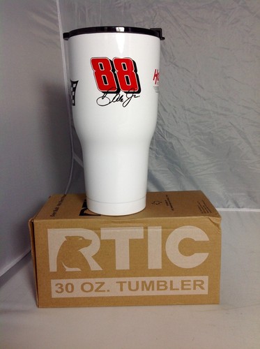 RTIC GEN 2 - 30 OZ Stainless Steel Tumbler DALE EARNHARDT JR Gloss White - Picture 3 of 4