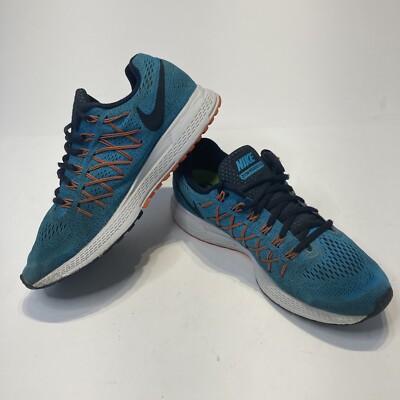 Nike Mens Air Zoom Pegasus 32 749340-400 Blue Running Shoes Sneakers Size 8