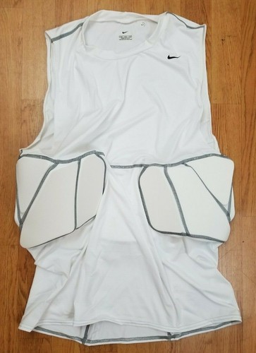 Tanque de compresión de baloncesto NIKE con almohadillas blanco y negro 2XL 3XL - Imagen 7 de 8
