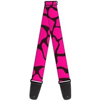 Guitar Strap - Giraffe Spots Black/Fuchsia (Us Import) ACC NEU