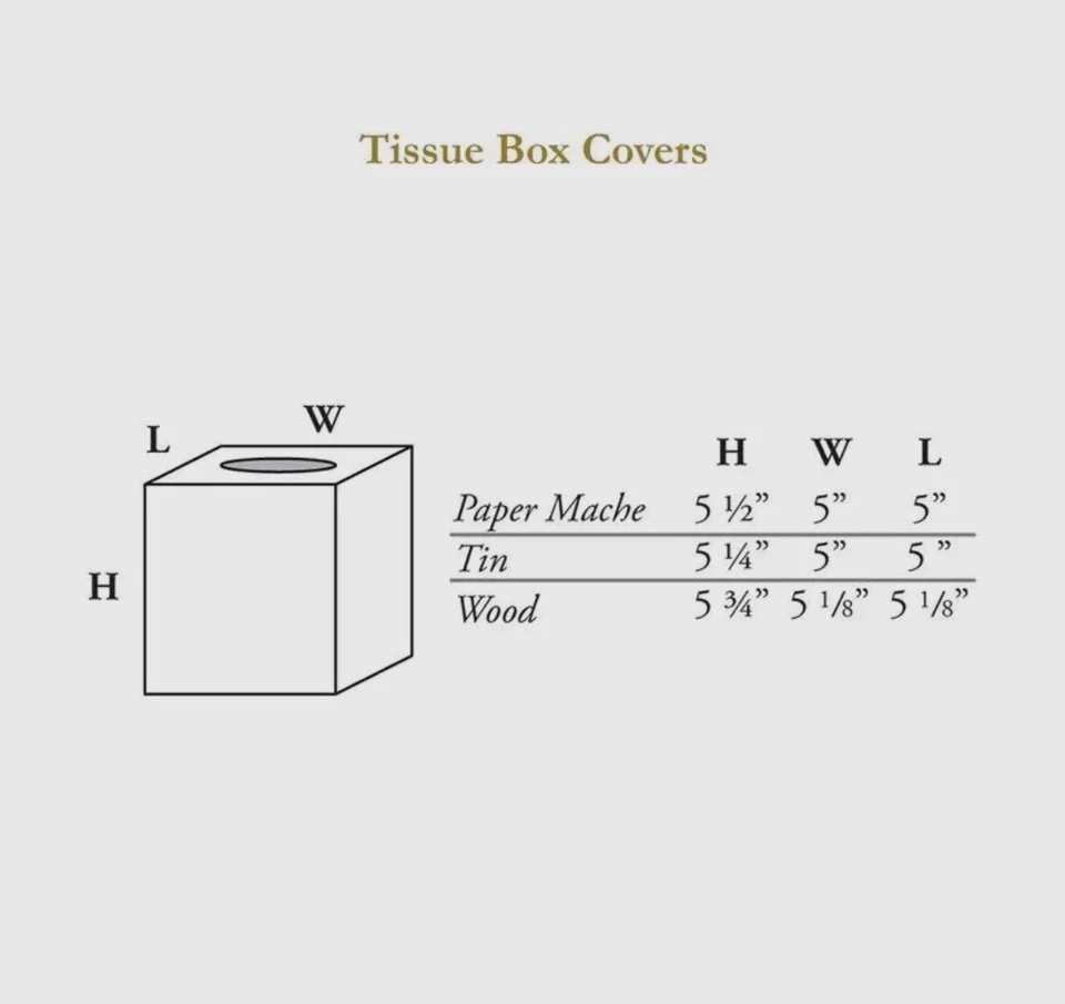 Cubierta de caja de pañuelos de sauce azul Marye-Kelley nueva Foto 2 de 2