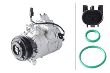 HELLA 8FK 366 200-131 7SEU17C Klimaanlage Klimakompressor PAG 46 R134a für BMW