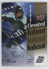 2024-25 Upper Deck PWHL Elevated Talent Gold 259/299 Loren Gabel #ET-18 0k6r