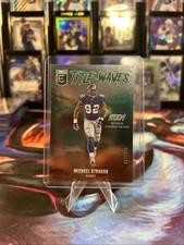 2025 Panini Donruss Elite Michael Strahan Title Waves #9 Silver /799 NY Giants