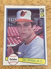 1982 Donruss - Cal Ripken #405 (RC) Rookie Card Baltimore Orioles Hall Of Fame. rookie card picture