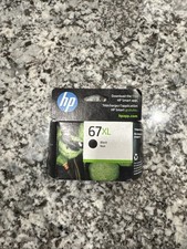HP 67XL Genuine Original Ink Cartridge, Black NEW Factory Sealed exp. Dec 2024