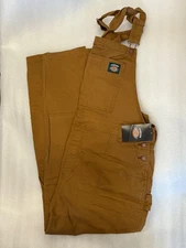 Dickies Jameson Men's Overalls 2XL XXL Tan Multi Pocket Bib Overalls jm203rbd
