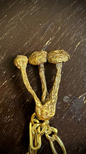 Bronze mushroom pendant