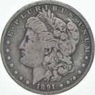 VG/F 1891 (P) Morgan Silver Dollar (1 coin) *8892